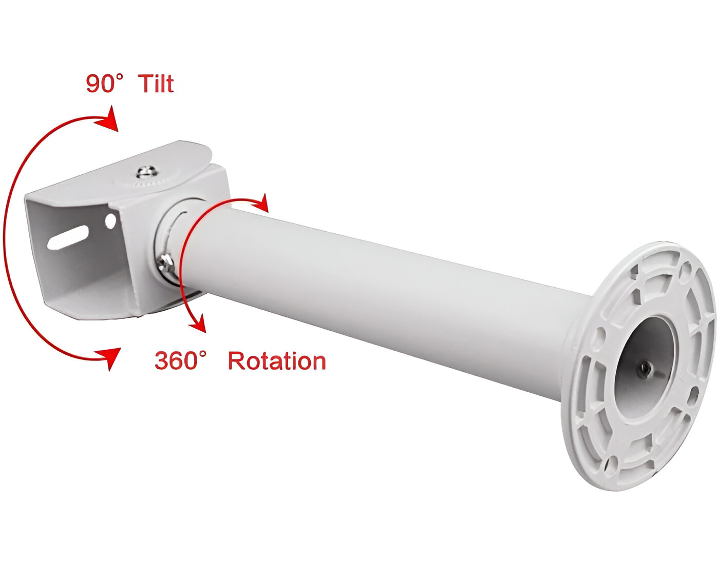 CCTV Camera Mount Stand for Wall and Ceiling 1 Ft Length view 2